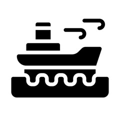 Large Ships Solid Icon