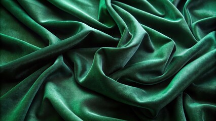 Fototapeta premium Dark green velvet fabric surface with subtle sheen and soft texture, resembling a luxurious emerald green, sophisticated material , felt