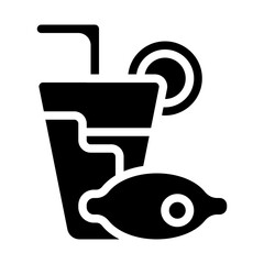 Lemonade Solid Icon