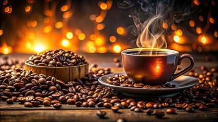 Capture the warmth!  International Coffee Day (October 1st): Low-light coffee photography.