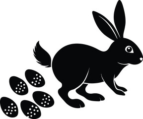 Easter Day Silhouette Vector Illustrations - Festive Designs