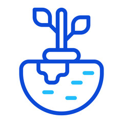 Organic Duoline Icon
