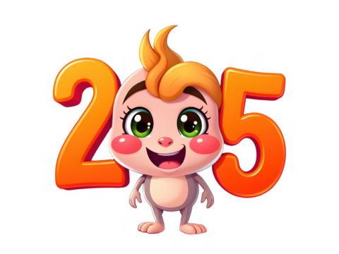 A Joyful Celebration in Cartoon Style
