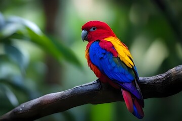 Obraz premium Beautiful bird in nature tropic habitat