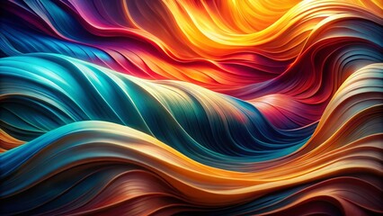 Obraz premium Abstract Wave Background: Macro Photography of Fluid Shapes & Textures