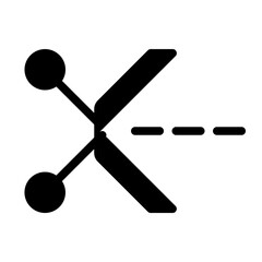 Scissor Solid Icon