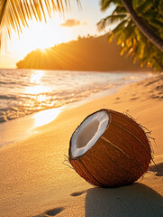 Sunset beach coconut.