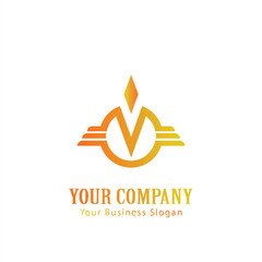  V lettering logo is simple, easy to understand and authoritative