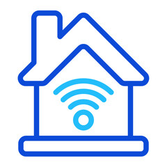 Smart Home Duoline Icon
