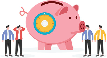 Financial visionary, investment growth, economic forecast concept
