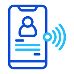 Smartphone Duoline Icon