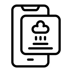 Smartphone Line Icon