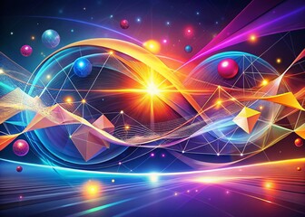 Surreal Web Development Banners: Abstract Line Art Design for Website Promotion