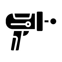 Space Gun Solid Icon