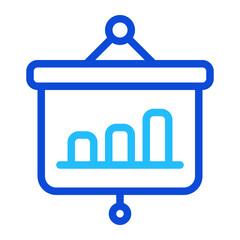 Statistics Duoline Icon