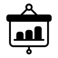 Statistics Glyph Icon