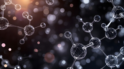 A Conceptual Exploration of Advanced Skincare and Cosmetic Innovation, Blending Organic Patterns, Bioluminescence, and Minimalist 3D Aesthetics