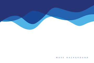 abstract blue wave background