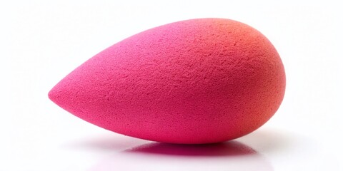 Beauty Blender Sponge, Makeup Sponge, Cosmetic Sponge, Isolated on White Background, Close-up