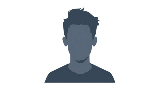 a man with a dark haircut