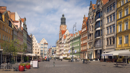 Wroclaw's Charming Blue Streets, Poland