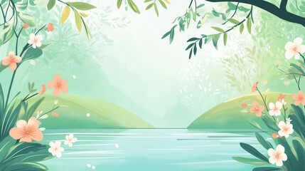 Spring Flowers Background Wallpaper