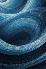 Abstract light blue waves background