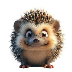 a close up of a hedgehog