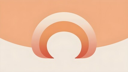 Obraz premium Abstract Minimalist Smooth Background Desktop Wallpaper – Elegant Simple Design, Soft Colors, Modern Minimalism, Clean Aesthetic, Subtle Texture