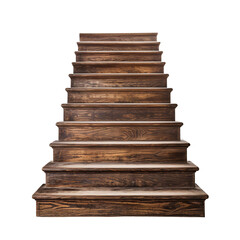 a set of wooden stairs