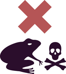 Design of no take toxic frog