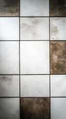 Textured Tile Floor Background  White  Grey  Brown Ceramic Tiles