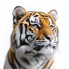 Obraz premium a white tiger displayed with a white background.