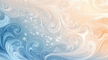 Frost patterns on glass create a winter wonderland of swirling designs and delicate snowflakes under cold light. Generative AI