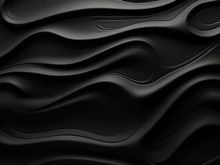 Abstract black rubber texture creating a solid background for design or material use
