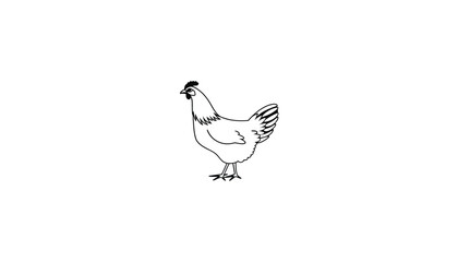 hen, hen logo design, hen logo, hen design, hen art