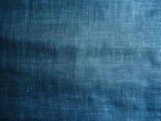 Fototapeta premium A blue canvas texture with a grunge background effect offering a vintage aesthetic