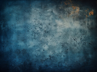 Obraz premium An old paper background with blue grunge and vintage elements creating a worn-out look