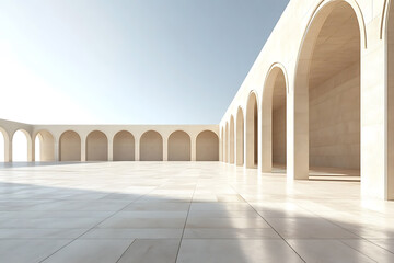 Elegant Modern Architecture Courtyard Design