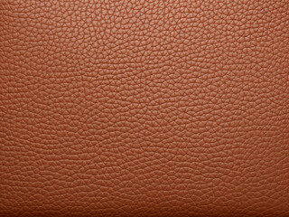 Fototapeta premium Close up of light brown leather texture with natural or faux leather appearance