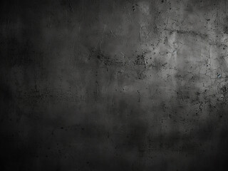 Fototapeta premium Rough dark grunge black wall texture ideal for background or surface