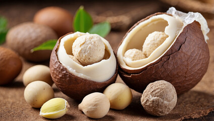 Charming Shea Nut Filled with Shea Butter for Natural Beauty