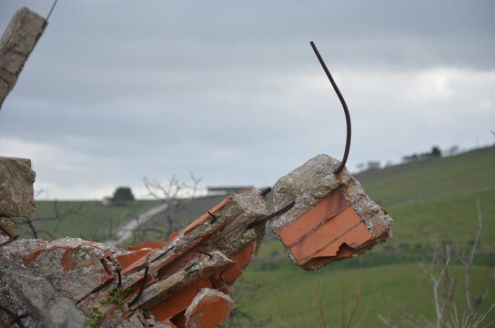 Il Cretto di Burri a Gibellina Vecchia.