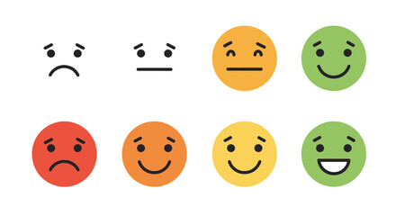 Fototapeta premium Minimal Progressive Flat Vector Icons Collection. 