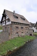 Blick auf Schloss Lenhausen in Lenhausen, einem Stadtteil der Gemeinde Finnentrop im Sauerland