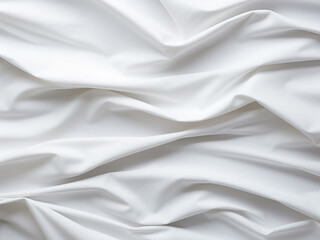 Naklejka premium White creased paper texture for a delicate background effect