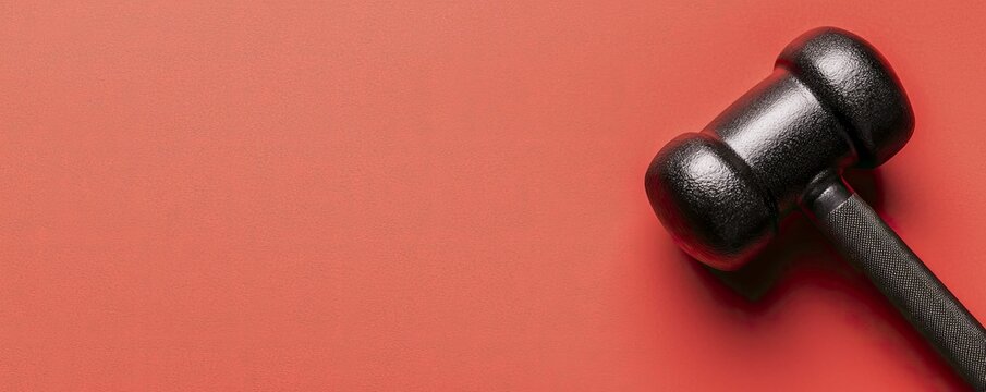 Developing resilience through mental toughness practices, Striking red backdrop with bold black text to highlight the core message.