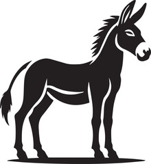 Donkey silhouette