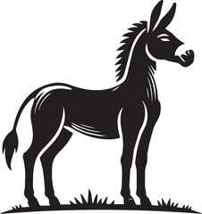 Donkey silhouette