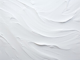 Obraz premium White brush stroke texture creating an abstract graphic background for a wall